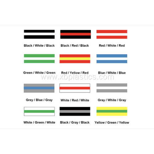 Two color HDPE sheets for playground equipment